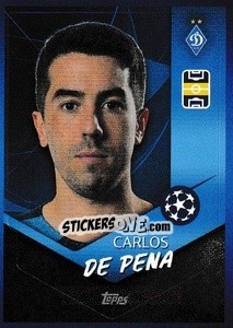 Sticker Carlos de Pena - UEFA Champions League 2021-2022 - Topps
