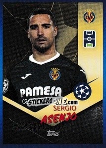 Sticker Sergio Asenjo - UEFA Champions League 2021-2022 n. 430 - Topps