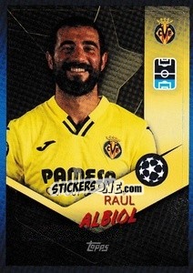 Sticker Raúl Albiol - UEFA Champions League 2021-2022 - Topps