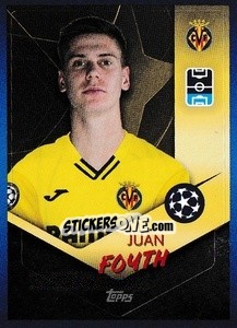 Sticker Juan Foyth - UEFA Champions League 2021-2022 - Topps