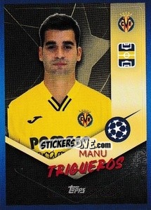 Sticker Manu Trigueros - UEFA Champions League 2021-2022 - Topps