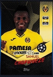 Sticker Samuel Chukwueze - UEFA Champions League 2021-2022 n. 441 - Topps
