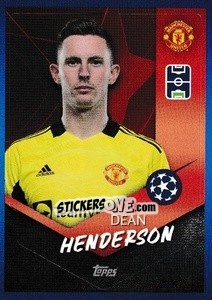 Sticker Dean Henderson - UEFA Champions League 2021-2022 n. 448 - Topps
