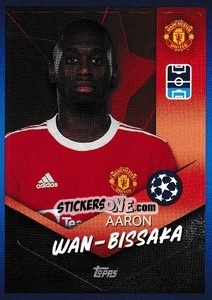 Sticker Aaron Wan-Bissaka - UEFA Champions League 2021-2022 n. 449 - Topps