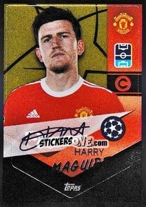 Figurina Harry Maguire - Captain - UEFA Champions League 2021-2022 - Topps