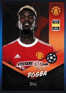 Sticker Paul Pogba - UEFA Champions League 2021-2022 n. 456 - Topps