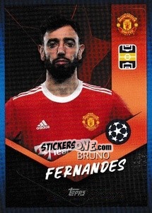 Sticker Bruno Fernandes - UEFA Champions League 2021-2022 n. 457 - Topps