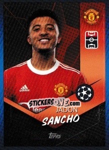 Sticker Jadon Sancho - UEFA Champions League 2021-2022 n. 458 - Topps