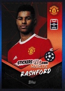 Sticker Marcus Rashford - UEFA Champions League 2021-2022 n. 460 - Topps