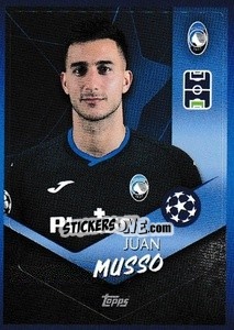 Sticker Juan Musso - UEFA Champions League 2021-2022 - Topps