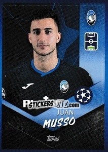 Sticker Juan Musso - UEFA Champions League 2021-2022 n. 466 - Topps