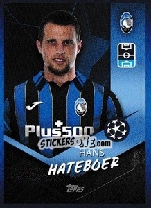 Sticker Hans Hateboer - UEFA Champions League 2021-2022 n. 470 - Topps