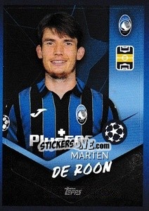 Sticker Marten de Roon - UEFA Champions League 2021-2022 - Topps