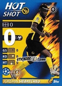 Sticker Jordan Siebatcheu - Hot Shot - UEFA Champions League 2021-2022 n. 483 - Topps