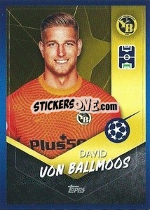Cromo David von Ballmoos - UEFA Champions League 2021-2022 - Topps