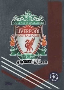 Sticker Liverpool FC Badge - UEFA Champions League 2021-2022 n. 40 - Topps