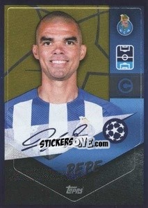 Sticker Pepe - Captain - UEFA Champions League 2021-2022 n. 179 - Topps