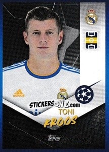 Sticker Toni Kroos - UEFA Champions League 2021-2022 n. 313 - Topps