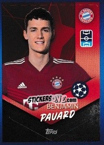 Sticker Benjamin Pavard - UEFA Champions League 2021-2022 n. 359 - Topps