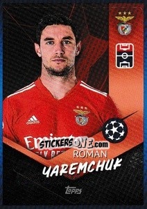 Sticker Roman Yaremchuk - UEFA Champions League 2021-2022 n. 406 - Topps