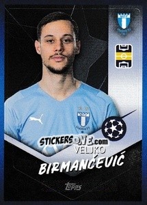 Sticker Veljko Birmancevic - UEFA Champions League 2021-2022 n. 639 - Topps