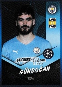 Sticker Ilkay Gündogan - UEFA Champions League 2021-2022 n. 79 - Topps