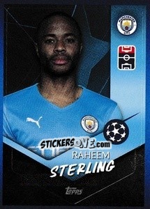 Sticker Raheem Sterling - UEFA Champions League 2021-2022 - Topps
