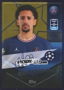 Sticker Marquinhos - Captain - UEFA Champions League 2021-2022 n. 91 - Topps
