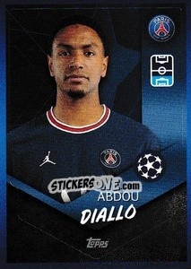 Sticker Abdou Diallo - UEFA Champions League 2021-2022 n. 93 - Topps