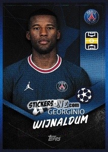Sticker Georginio Wijnaldum - UEFA Champions League 2021-2022 n. 98 - Topps