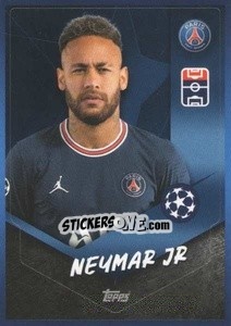 Sticker Neymar Jr - UEFA Champions League 2021-2022 - Topps