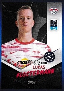 Sticker Lukas Klostermann - UEFA Champions League 2021-2022 - Topps