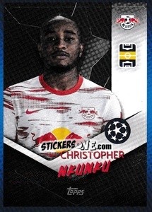 Sticker Christopher Nkunku - UEFA Champions League 2021-2022 n. 116 - Topps