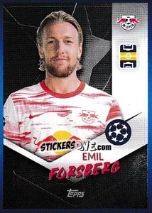 Sticker Emil Forsberg - UEFA Champions League 2021-2022 - Topps