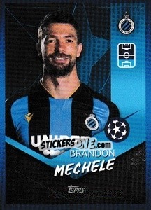 Sticker Brandon Mechele - UEFA Champions League 2021-2022 n. 125 - Topps