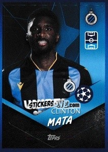 Sticker Clinton Mata - UEFA Champions League 2021-2022 - Topps