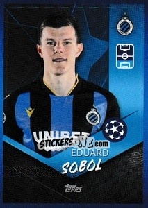 Sticker Eduard Sobol - UEFA Champions League 2021-2022 n. 129 - Topps