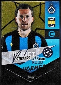 Sticker Ruud Vormer - Captain - UEFA Champions League 2021-2022 n. 134 - Topps