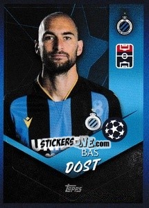 Sticker Bas Dost - UEFA Champions League 2021-2022 n. 137 - Topps