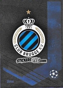 Cromo Club Brugge Badge - UEFA Champions League 2021-2022 - Topps