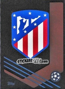 Figurina Atlético de Madrid Badge - UEFA Champions League 2021-2022 - Topps