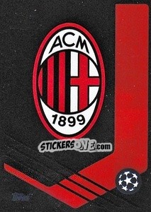 Sticker AC Milan Badge - UEFA Champions League 2021-2022 n. 42 - Topps