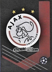 Sticker AFC Ajax Badge - UEFA Champions League 2021-2022 - Topps