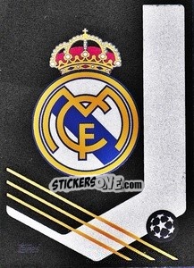 Sticker Real Madrid C.F. Badge - UEFA Champions League 2021-2022 n. 48 - Topps