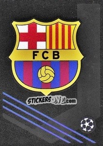 Sticker FC Barcelona Badge - UEFA Champions League 2021-2022 n. 52 - Topps