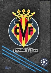 Sticker Villarreal CF Badge - UEFA Champions League 2021-2022 n. 55 - Topps