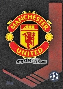 Cromo Manchester United Badge - UEFA Champions League 2021-2022 - Topps