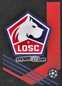 Sticker LOSC Lille Badge - UEFA Champions League 2021-2022 n. 59 - Topps