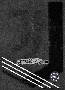 Sticker Juventus Badge - UEFA Champions League 2021-2022 n. 64 - Topps