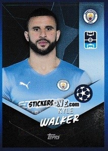 Sticker Kyle Walker - UEFA Champions League 2021-2022 n. 71 - Topps
